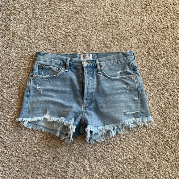 Agolde Pants - Agolde Parker denim shorts